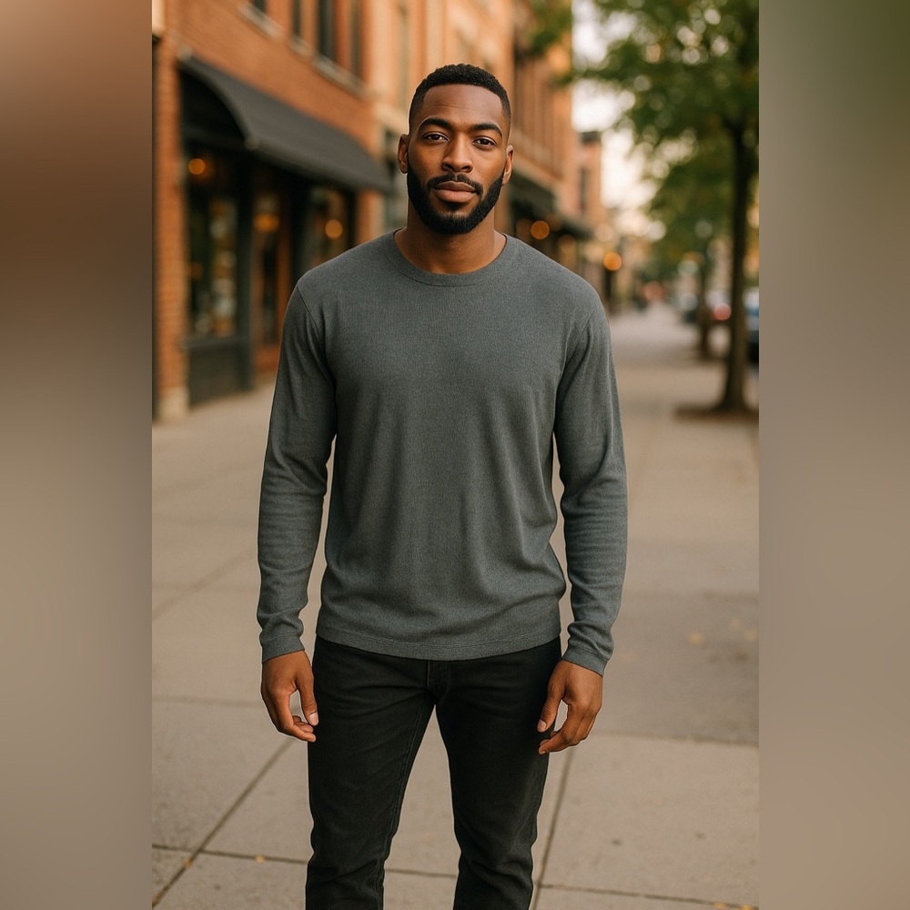 Grey lightweight sweater
